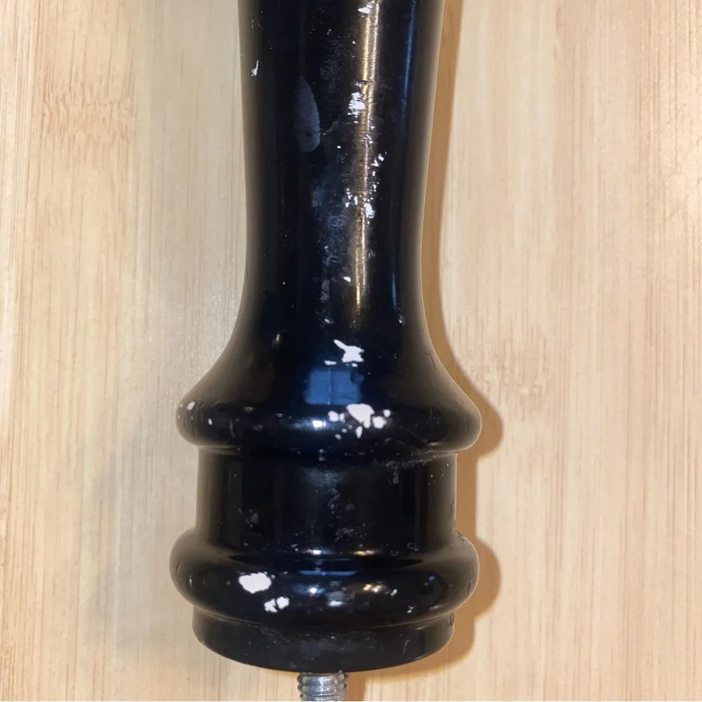 Shock Top Winter Chocolate Wheat Beer Tap Handle Man Cave Black